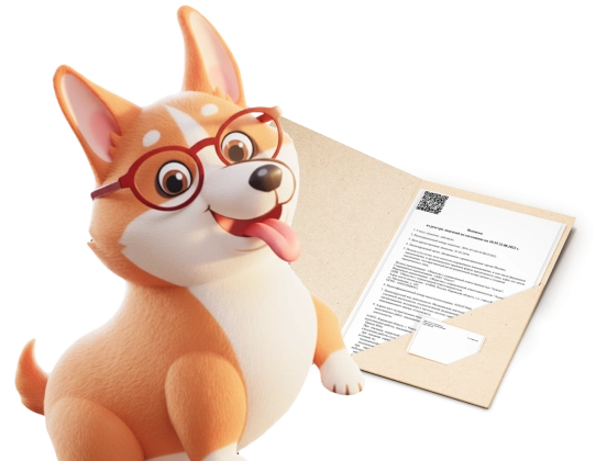 Иллюстрация папки с медицинскими документами