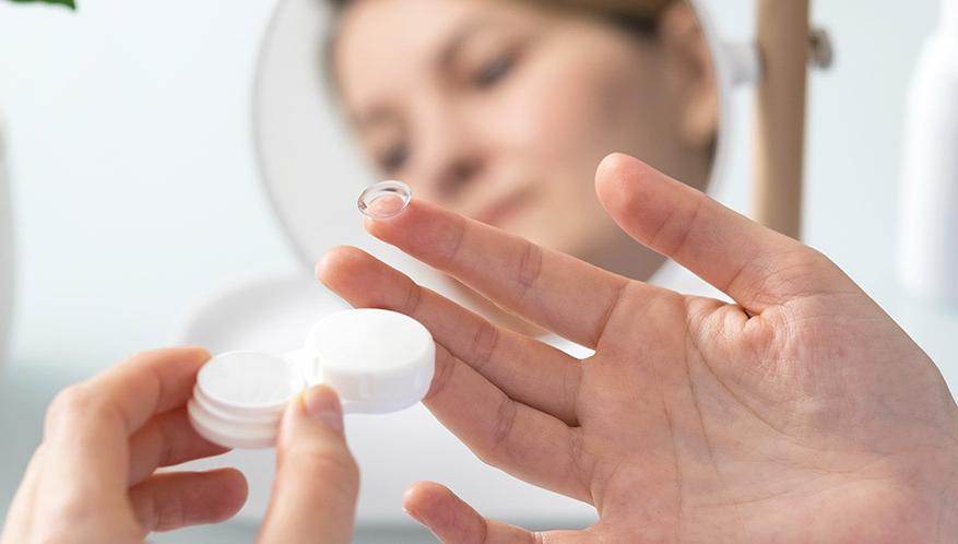 Подбор контактных линз фото